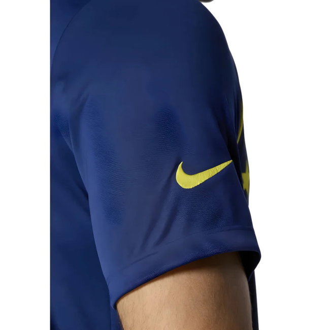2025-2026 Atletico Madrid Pre-Match Shirt (Blue-Yellow) (Molina 16)-SoccerKits Hub | Buy Soccer Jerseys Online
